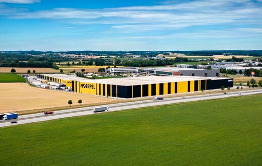 Noerpel Lagerhalle Luftaufnahme in Odelzhausen